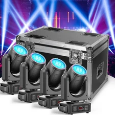 18Prism 200W LED Moving Head Light RGBW Gobo Beam Stage Lighting DJ Disco DMX
