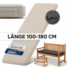 Bankpolster Bankauflage WASSERDICHT Gartenbankauflage Polsterauflage Sitzpolster