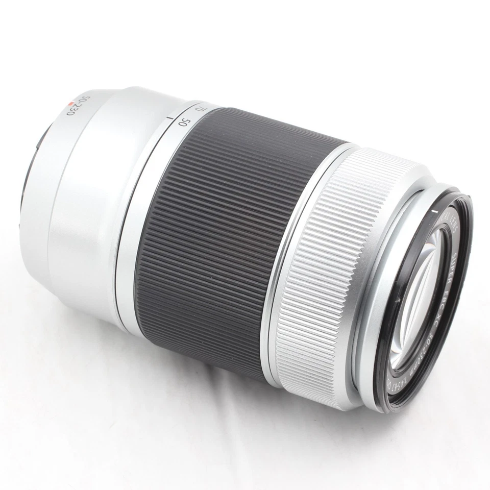 【MINT】Fujifilm Fujinon XC 50-230mm f/4.5-6.7 Aspherical OIS Silver w/ Hood Japan - Image 4 of 4
