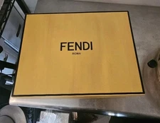 Authentic Fendi Empty  Shoe Storage Gift Box 