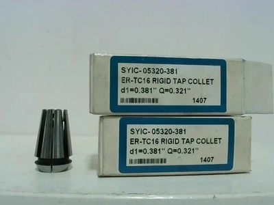 SYIC-05320-381 ER-TC16 (Lot of 2) Rigid Tap Collet-New In Box