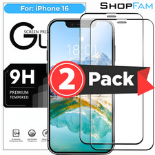 Full Cover Screen Protector For iPhone 17 Pro MAX 16 15 14 13 11 Tempered Glass
