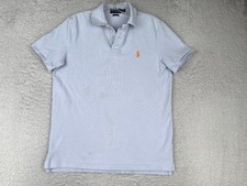 Polo Ralph Lauren Polo Shirt Men Small Blue Classic Fit 100 Cotton Jersey READ