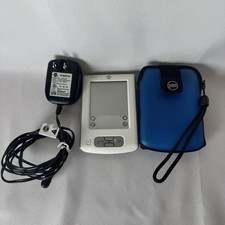 Palm Zire M150 PDA Organizer - TESTED To Power On - OEM power cord Case notes 