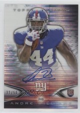 2014 Topps Platinum Rookie Refractor Pulsar 32/50 Andre Williams #46 Auto l8m