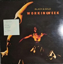 Working Week Black & Gold Vinyl Record LP VG+/G+ DIX 95 1991