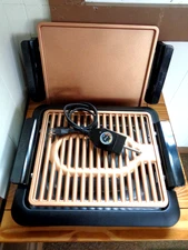 Gotham Steel Smoke-Less Electric Grill-Griddle Combination Non-Stick