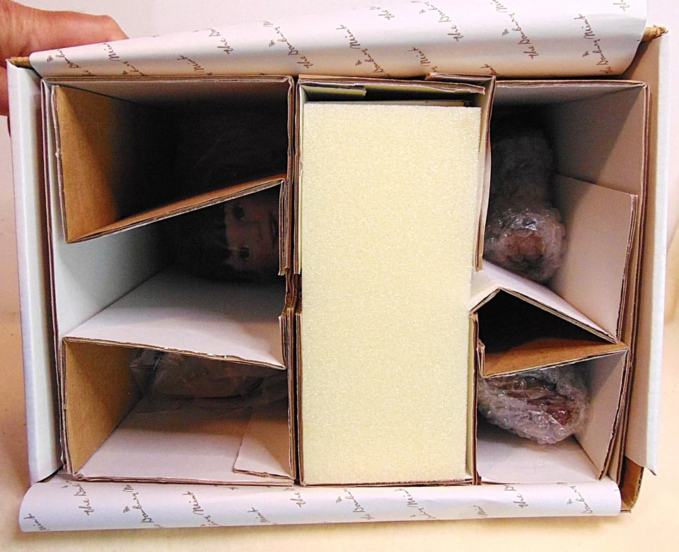 Danbury Mint John Deere "Mike" Porcelain Doll + Tractor Collection New In Box - Image 3 of 4