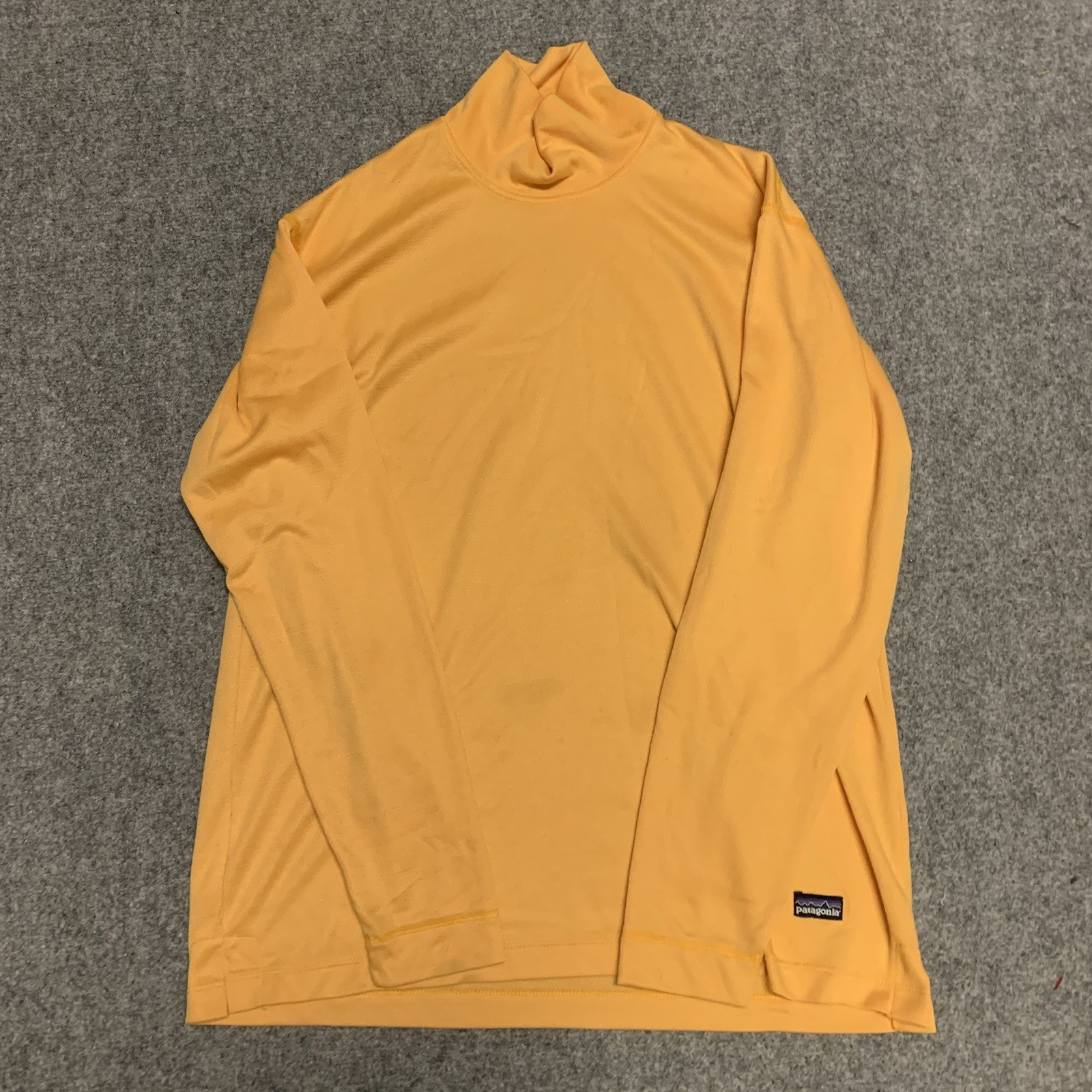 Patagonia Shirt Mens Medium Capilene Base Layer Long Sleeve Mock