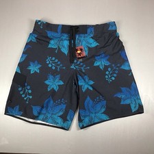 Joe Boxer Hawaiin Swim Trunks Mesh Interior Beach Pool Bright Floral Mens XL