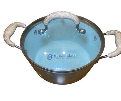MasterClass Master Class Premium Cookware Light Blue Cooking Pot W Lid