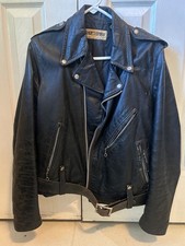 Vintage 1960s Harley-Davidson leather motorcycle jacket size 38