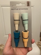 NEW - Rabbit Bottle Stoppers Set of 4 Wine Bo...