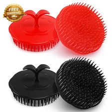 Scalp Scrubber Shampoo Brush 4 Pack, Scalp Massager for Hair Growth  Dandruff,