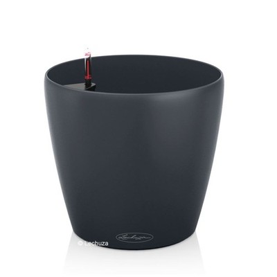 Lechuza Blumentopf Classico Color 28 schiefergrau 13204