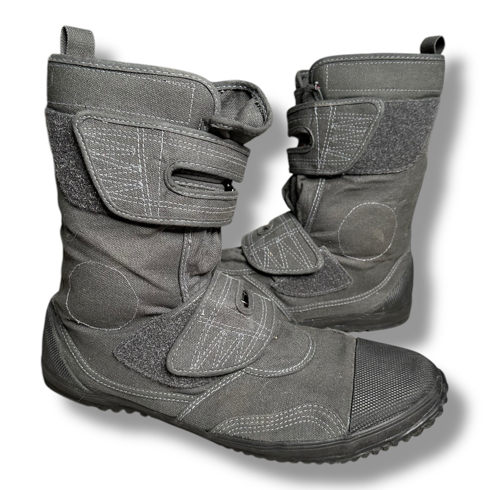 Fugu Same Japanese work boots in grey size 28 durable slip-resistant