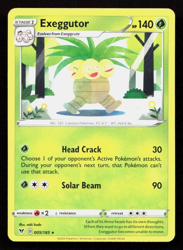 EXEGGUTOR 005/185 Pokemon VIVID VOLTAGE