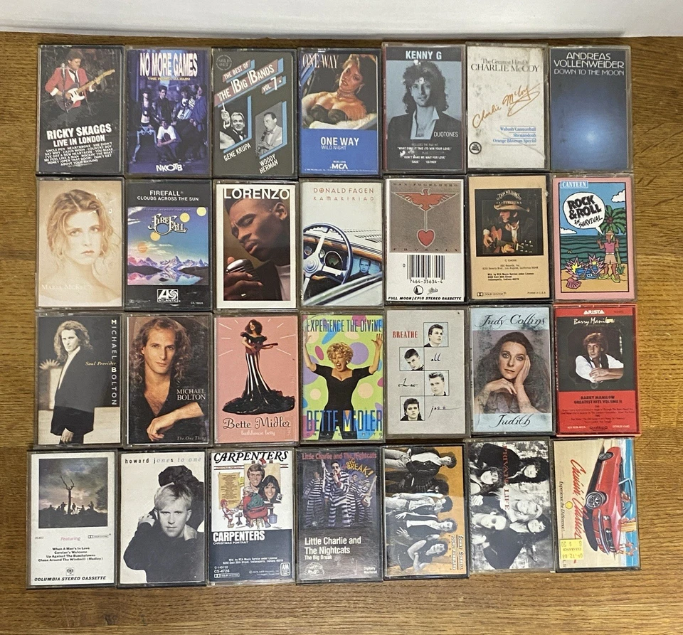 39 Cassette Tape Lot - Mostly Garbage - Adult Pop Soft Rock-  Kenny G M Bolton - Image 4 of 4