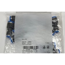 QS-10-6 10PCS New For FESTO QS106 Pneumatic connector One Year Warranty