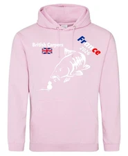 Carp Fishing Clothing - France 2026 - Hoodie Pink