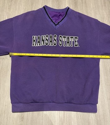 Vintage logo athletic Kansas State Wildcats Sweatshirt LARGE | eBay