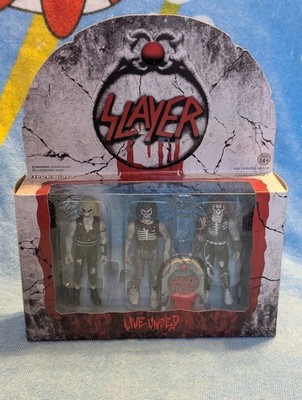Super7 SLAYER Band LIVE UNDEAD Album Collectible ReAction Figures - Pack of 3