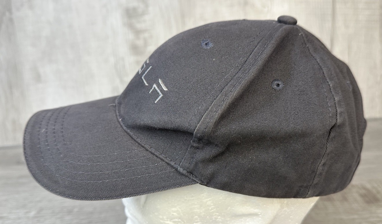 Tesla Hat Gray Strapback Ball Cap Distressed Adul… - image 3