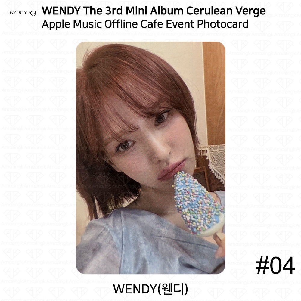RED VELVET WENDY 3rd Mini Album Cerulean Verge Applemusic Cafe