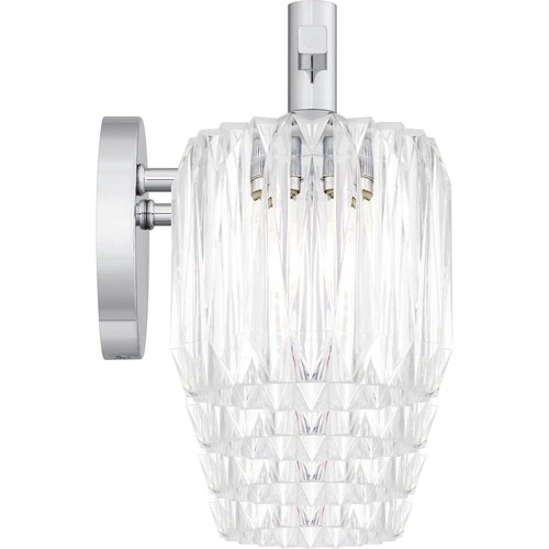 Polished Chrome LED Bathroom Vanity Light from the Spade Collection - Picture 4 of 5