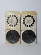 Vintage Talking View-Master Mickey Mouse And Friends Set Of 2 Reels