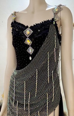 Latin/Rhythm ballroom dance competition dress  SMALL