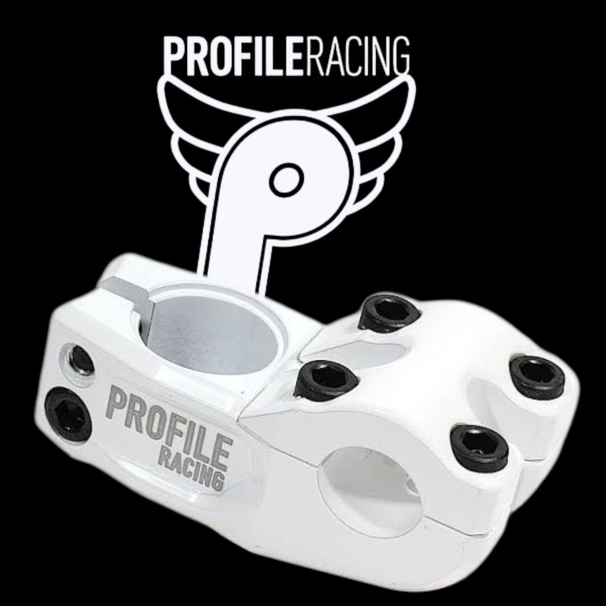 Profile Racing Push Stem (Mark Mulville) (White) (53mm) 1