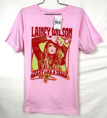 LAINEY WILSON HEART LIKE A TRUCK PINK T-SHIRT UNISEX L XL 2XL FREE SHIP BNWT