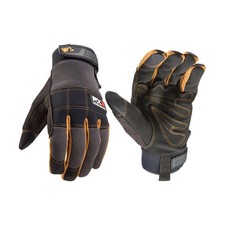 Wells Lamont FX3 Men's Work Gloves   Dexterity, Synthetic Leather Palm, Re