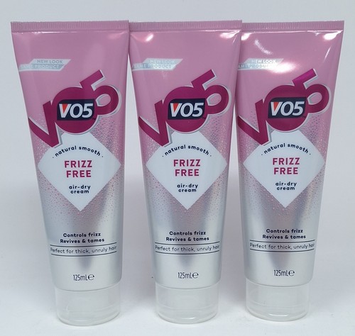 VO5 Frizz Free Creme für makelloses Haar, 125 ml, 3er Pack