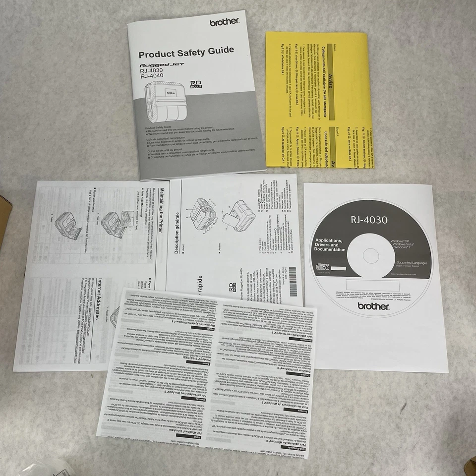 Brother Ruggedjet RJ4030 4030AI Mobile BlueTooth No Battery or Charger - Image 3 of 4