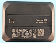 Crucial X9 1TB External SSD CT1000X9SSD9 MTXDD USB-C 3.2 Gen2 1050 Mbps
