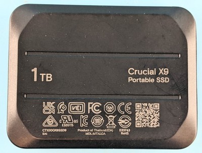 t*u様 Crucial X9 外付け SSD 1TB Micron CRUCIAL X9 - Portable SSD - 1TB - CT1000X9SSD902 for sale