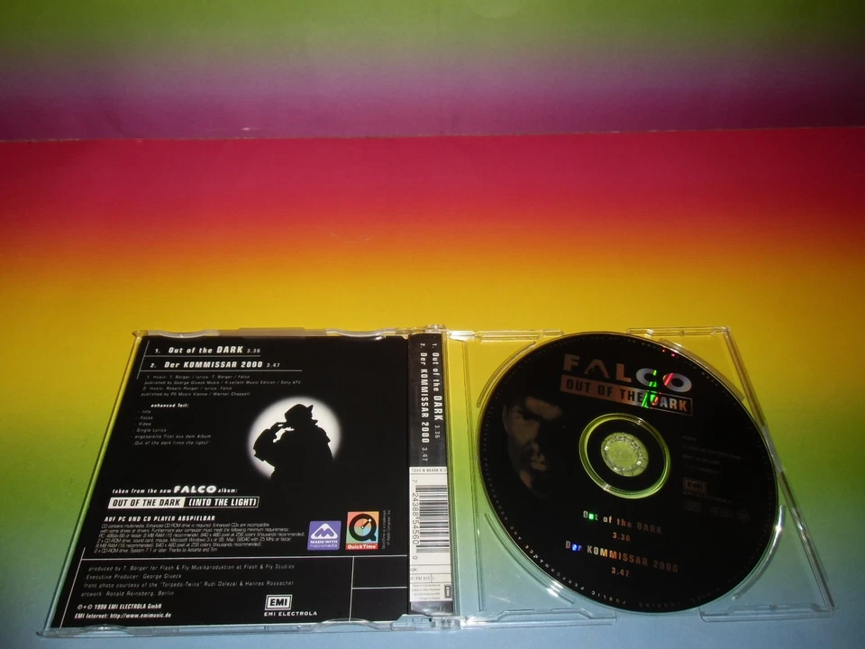 Falco - Out Of The Dark - Enhanced *1998* AUSTROPOP*NDW* MAXI CD-MINT-NEUWERTIG - Bild 2 von 4