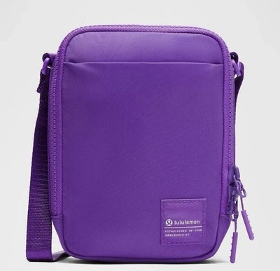 NWT Lululemon Easy Access Crossbody Bag 1.5L- Atomic Purple/White NWT Lululemon Easy Access Crossbody Bag 1.5L- Atomic Purple/White