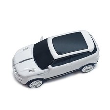 Wireless Car Mouse LED Headlights Sport SUV Shaped USB Optical PC Laptop White