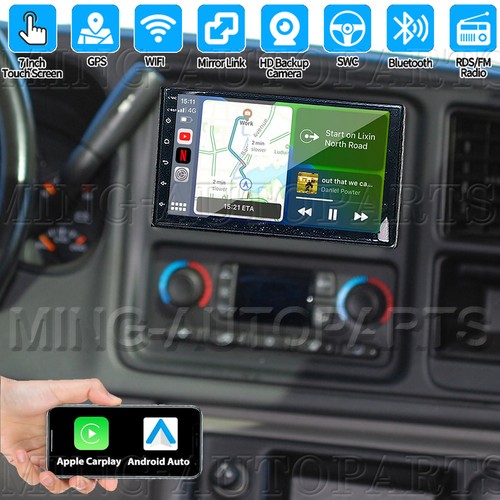 For Chevy Tahoe 2003-2006 7'' Carplay Radio Android15 DSP Head Units Wifi FM AHD