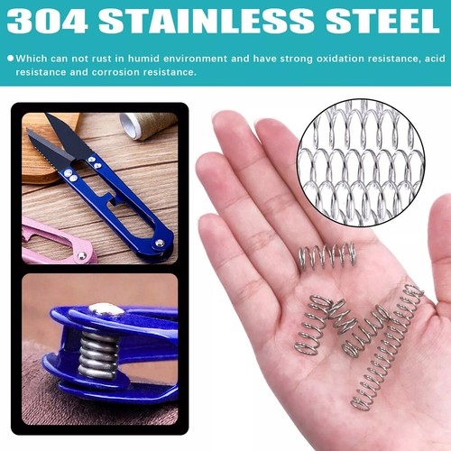 Stainless Steel Compression Springs Steel wire 0.1 mm small coil spring 5mm-25mm - Picture 5 of 12