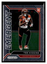 2020 Panini Prizm #17 Tee Higgins Emergent RC Cincinnati Bengals