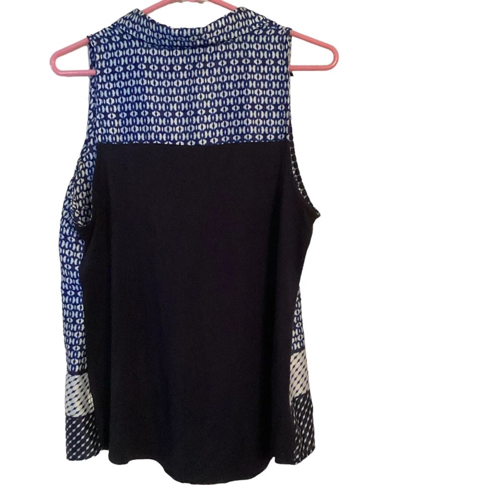 Blusa pulôver feminina The Limited tamanho G sem mangas gola V - Imagem 2 de 4