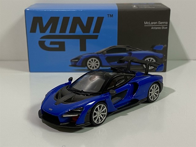 McLaren Senna Antares Blue RHD 1:64 Scale TSM Mini GT 00232rhd McLaren Senna Antares Blue RHD 1:64 Scale TSM Mini GT 00232rhd