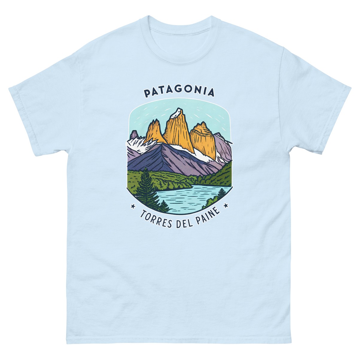 Patagonia Torres Del Paine Attraction Landmark Travel T-Shirt | eBay