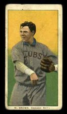 1909 T206 Mordecai Brown Cubs Shirt - VG