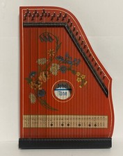 Jubeltone Child  s Zither Lap Harp - vintage/Read