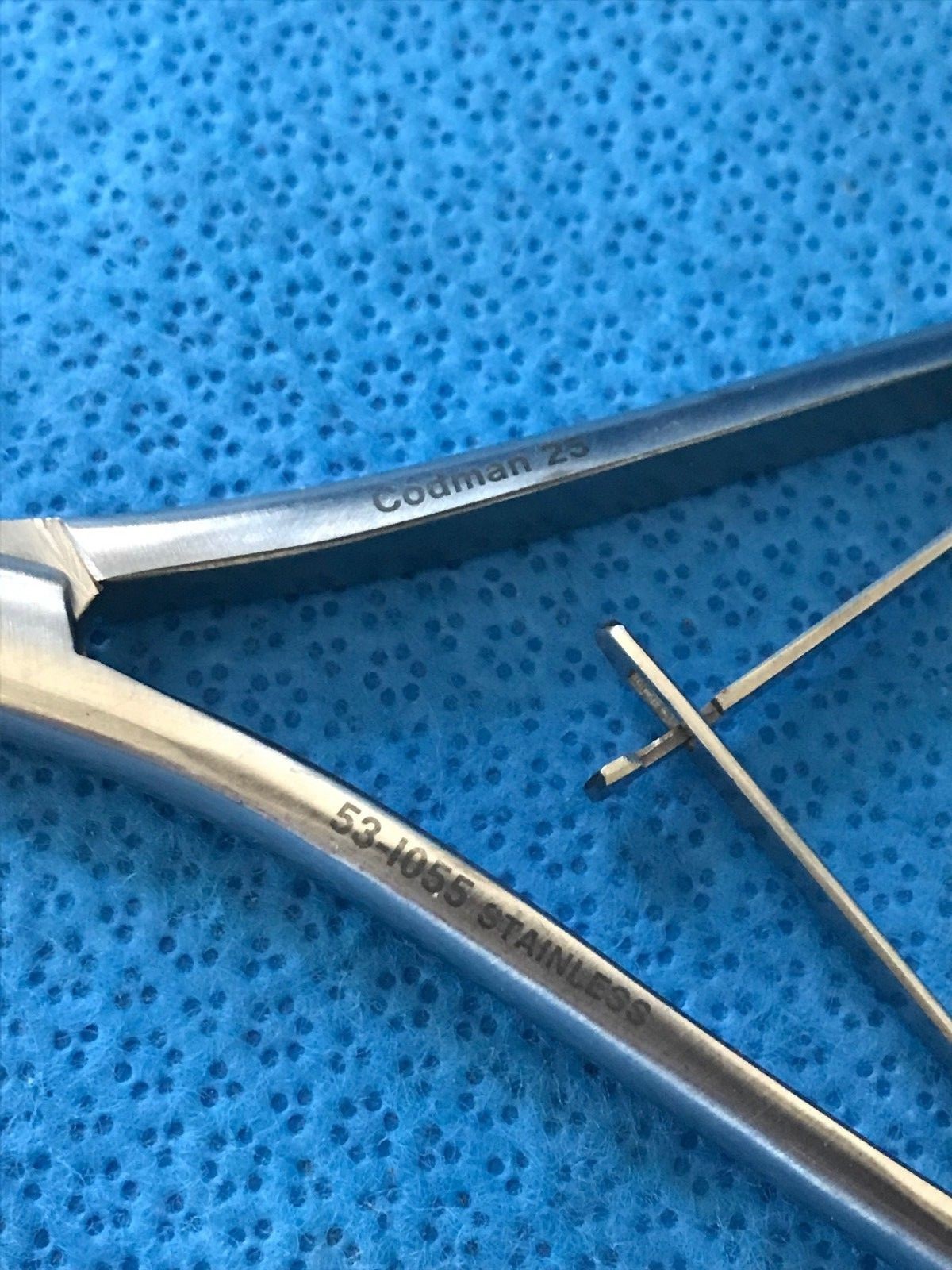 Codman 53-1055 Stookey Angled Cranial Rongeur, 3mm Bite, 7 3/8